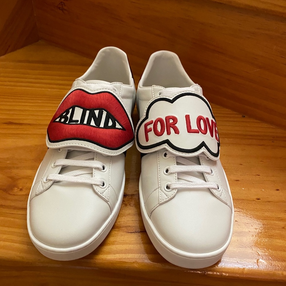 Gucci ACE SNEAKERS “BLIND FOR LOVE”♥️ - Picture 5 of 7
